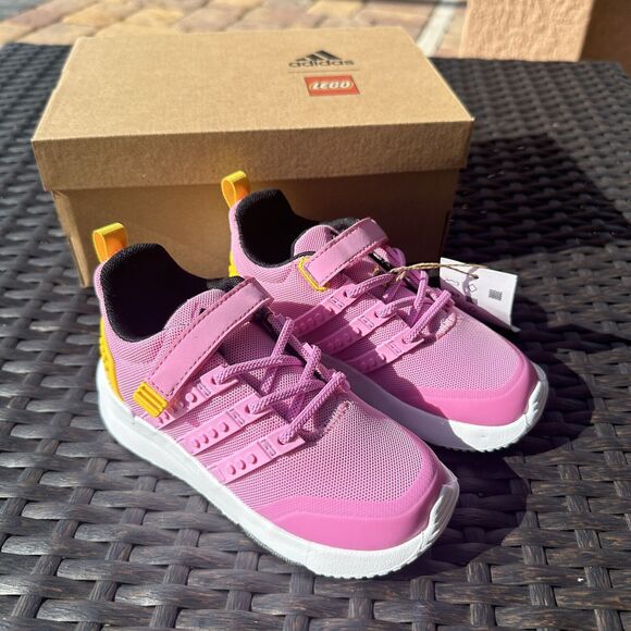 Adidas x LEGO Racer TR21 Elastic Laces and Top Strap Kid's Shoes ID7367 - Picture 2 of 16